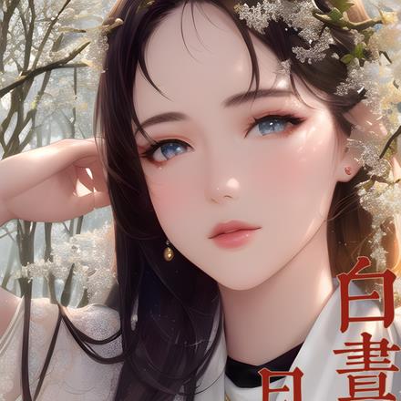 白晝月明