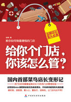給你個門店，你該怎麽管？